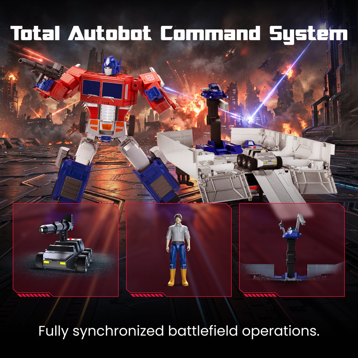 Robosen Elite Optimus Prime Trailer Kit
