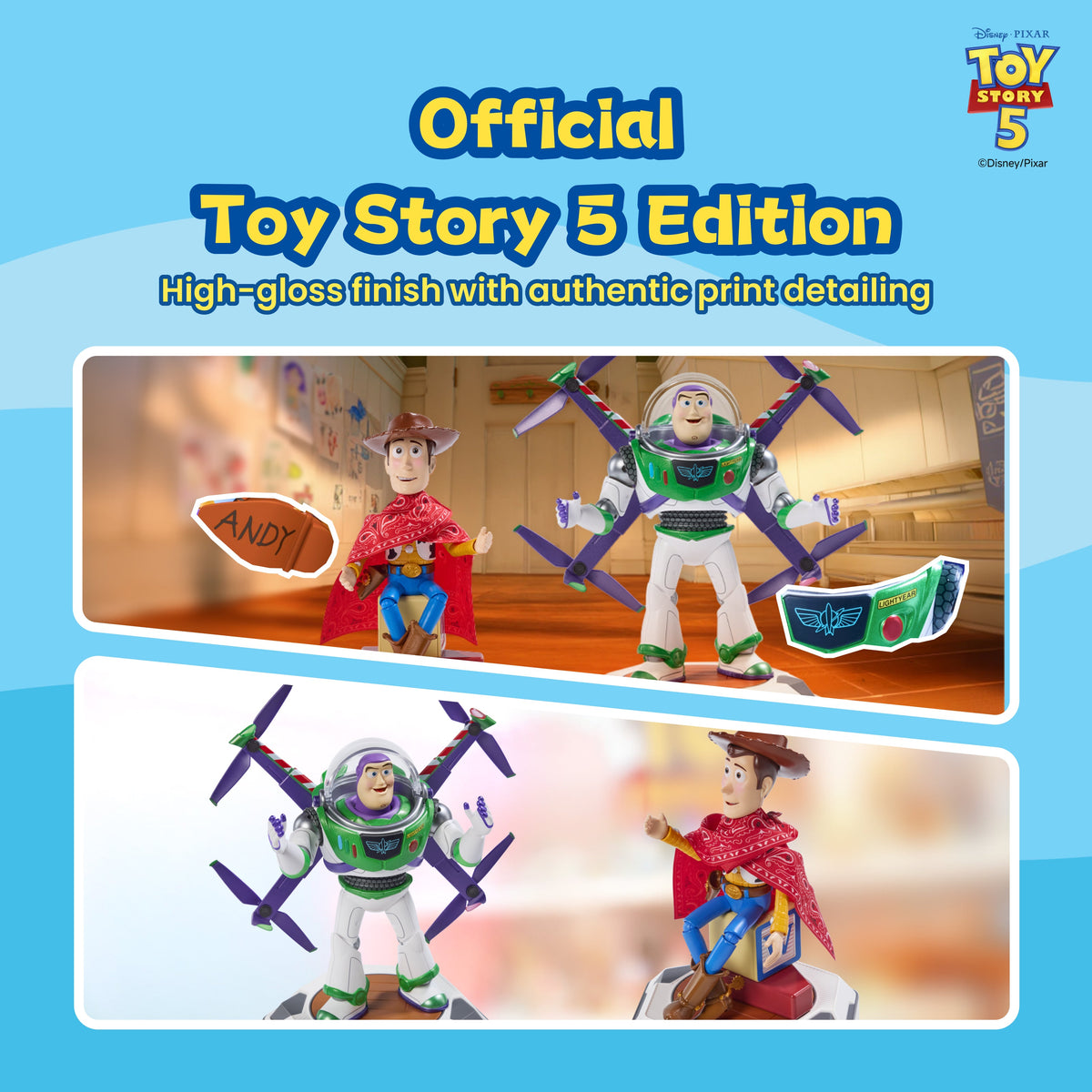 Mini Robot - Toy Story 5 Hi-Tech Buzz Lightyear & Woody Set